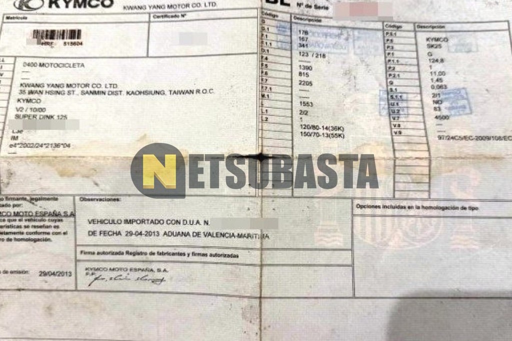 Kymco Super Dink 125 2013