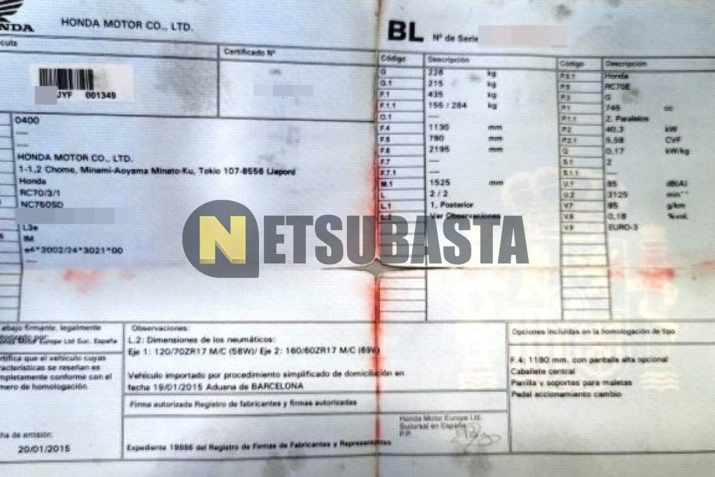 Honda NC 750 S DCT 2017