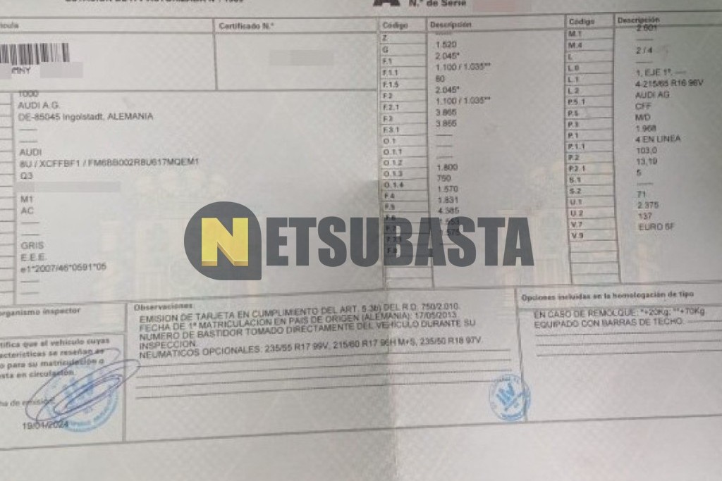 Audi Q3 2.0 TDI 2013