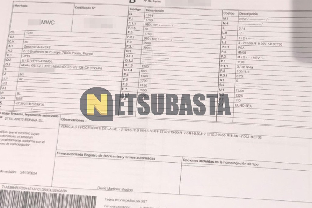 Opel Mokka 1.2T Hybrid eDCT6 2024