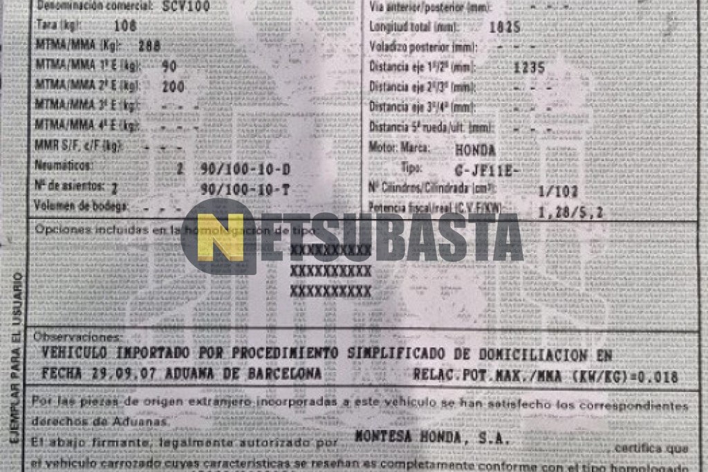 Honda SCV 100 LEAD 2007