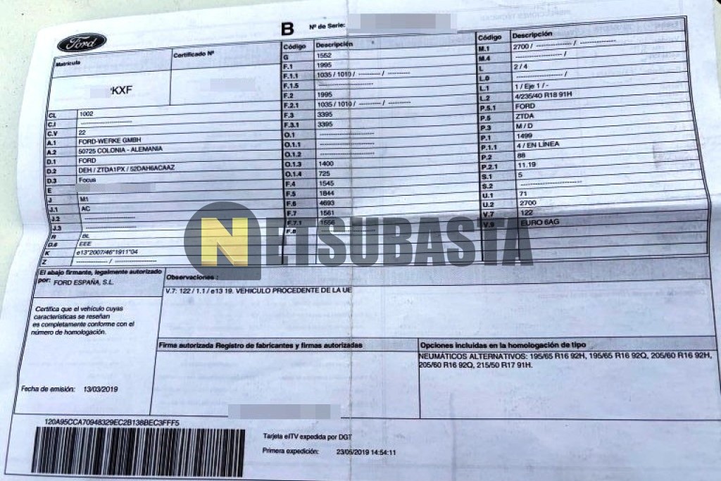 Ford Focus 1.5 EcoBlue 2019