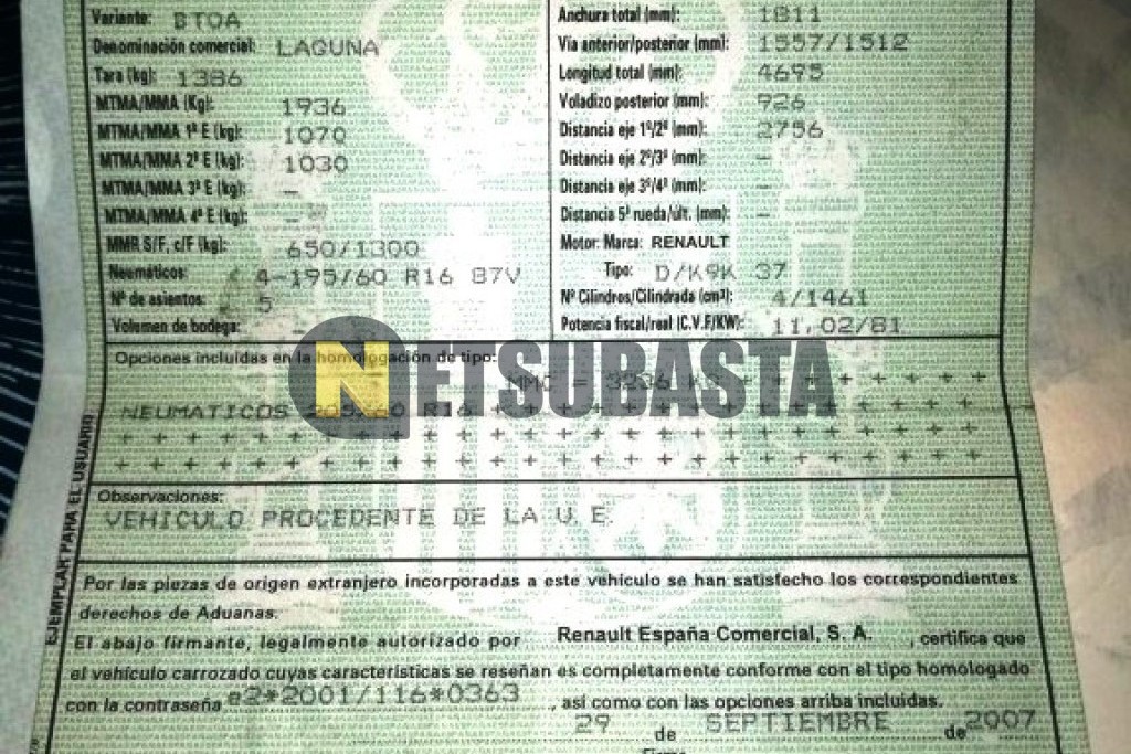 Renault Laguna 1.5 dCi 2007