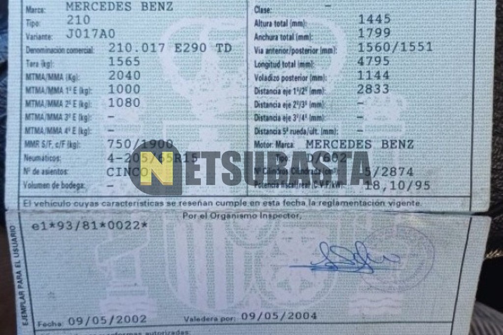 Mercedes-Benz E 290 Turbodiesel 1997