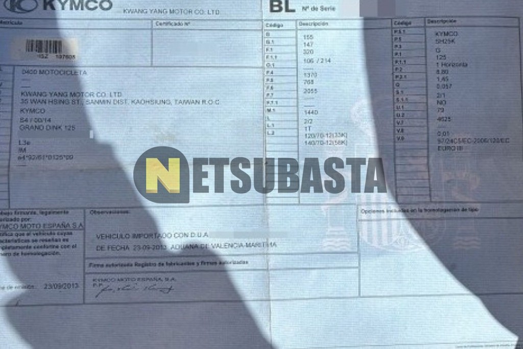 Kymco Grand Dink 125 2013