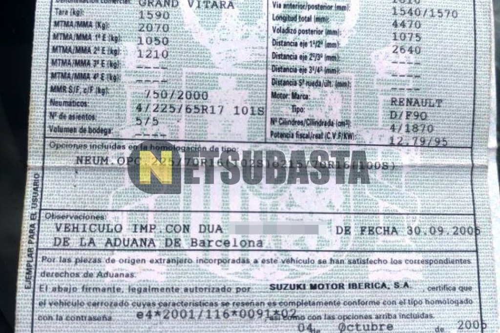 Suzuki Grand Vitara 1.9 DDiS 2006