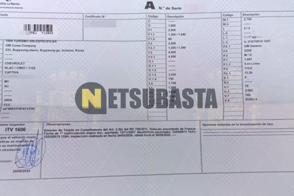 Chevrolet Captiva 2.0 VCDi 2007