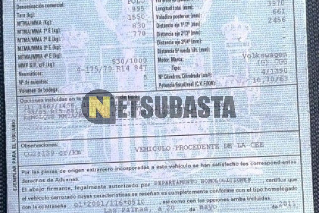 Volkswagen Polo 1.4 2011