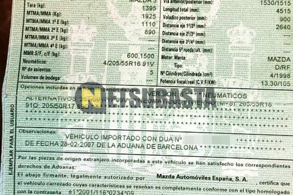 Mazda 3 SportSedán 2.0 CRTD 2007