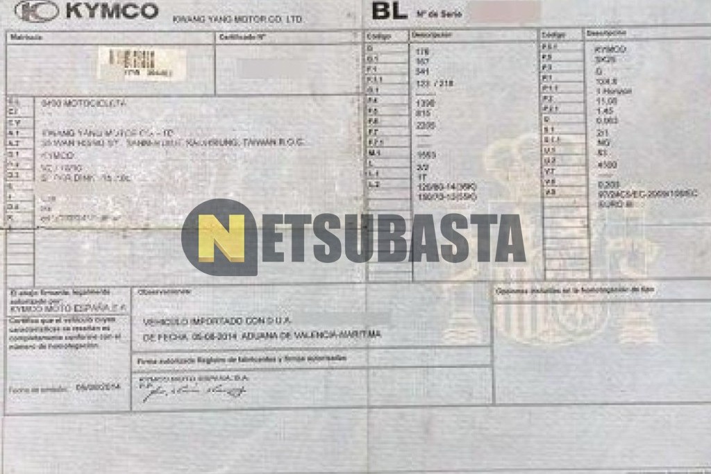 Kymco Super Dink 125i ABS 2014