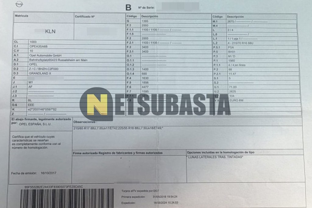 Opel Grandland X 1.6 CDTi 2018