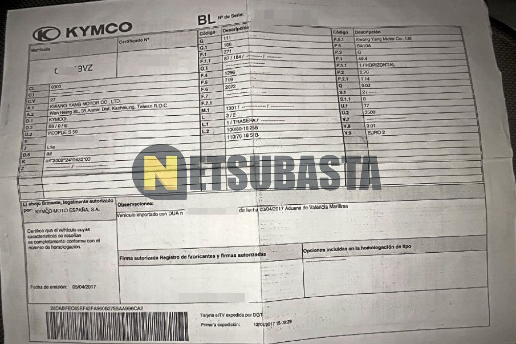 Kymco People 50 S 2017