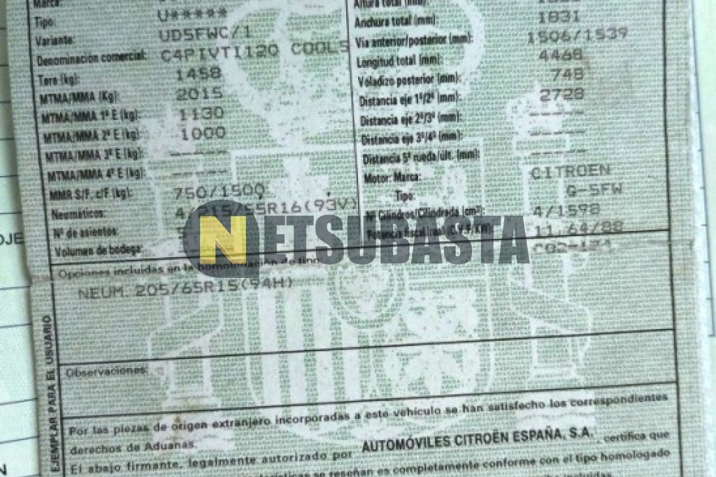 Citroën C4 Picasso 1.6 VTi 2010