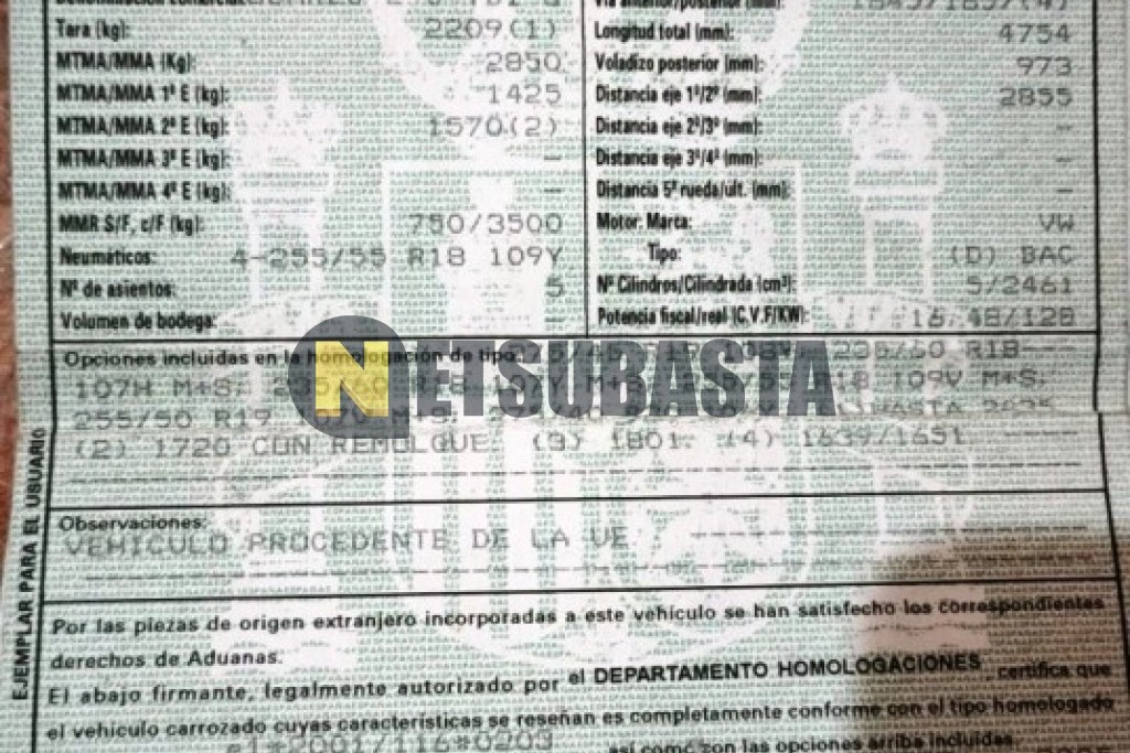 Volkswagen Touareg R5 2.5 TDI Tiptronic 6 vel. 2006