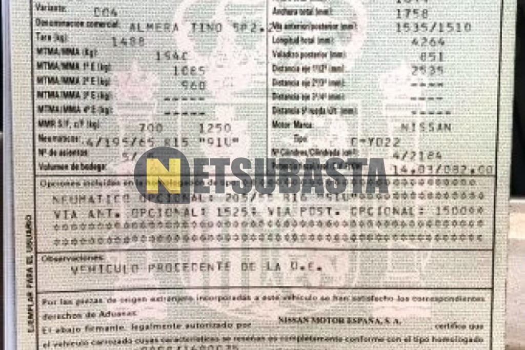 Nissan Almera Tino 2.2 dCi 2004