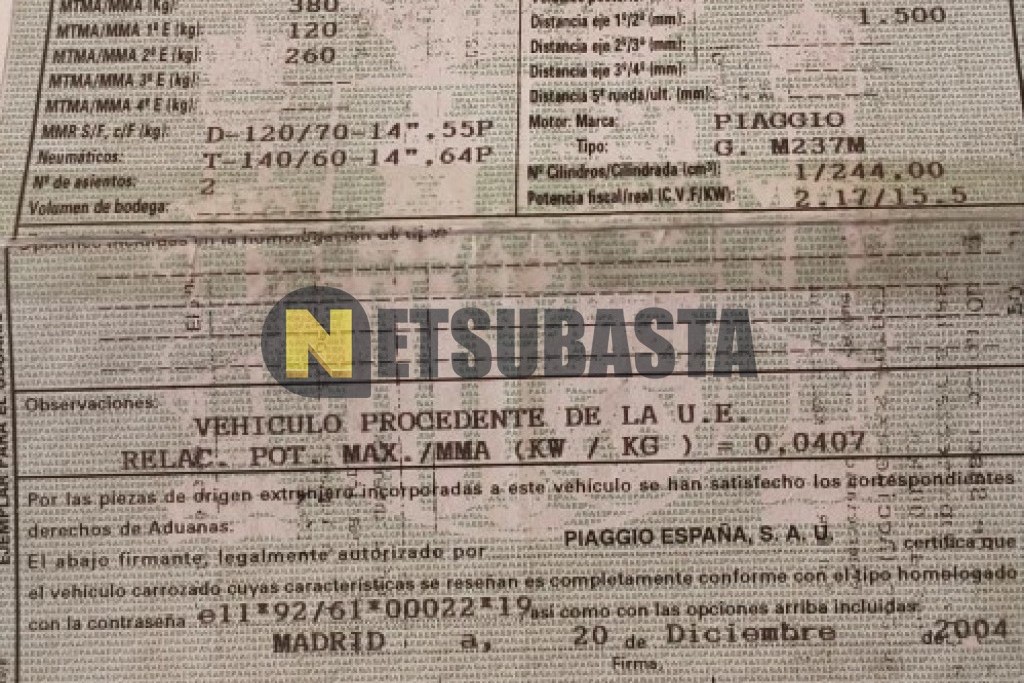 Piaggio X9 Evolution 250 2005