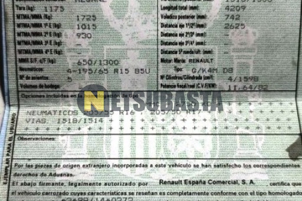 Renault Megane 2 1.6 16v 2006