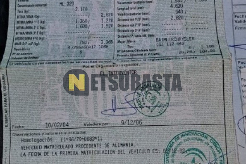 Mercedes-Benz ML 320 2002