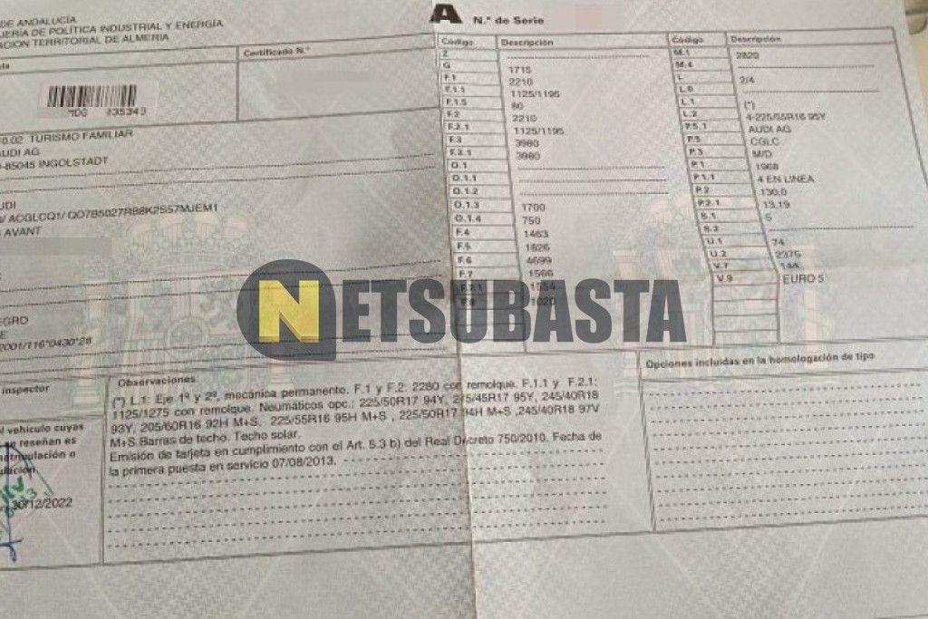 Audi A4 Avant 2.0 TDI quattro S tronic 2013