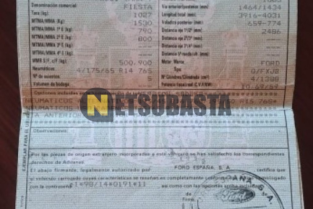 Ford Fiesta 1.4 2005