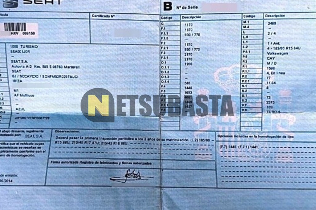 Seat Ibiza 1.6 TDI 2014