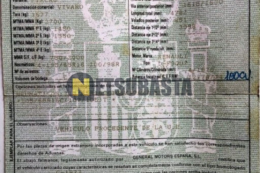 Opel Vivaro 1.9 CDTI 2005