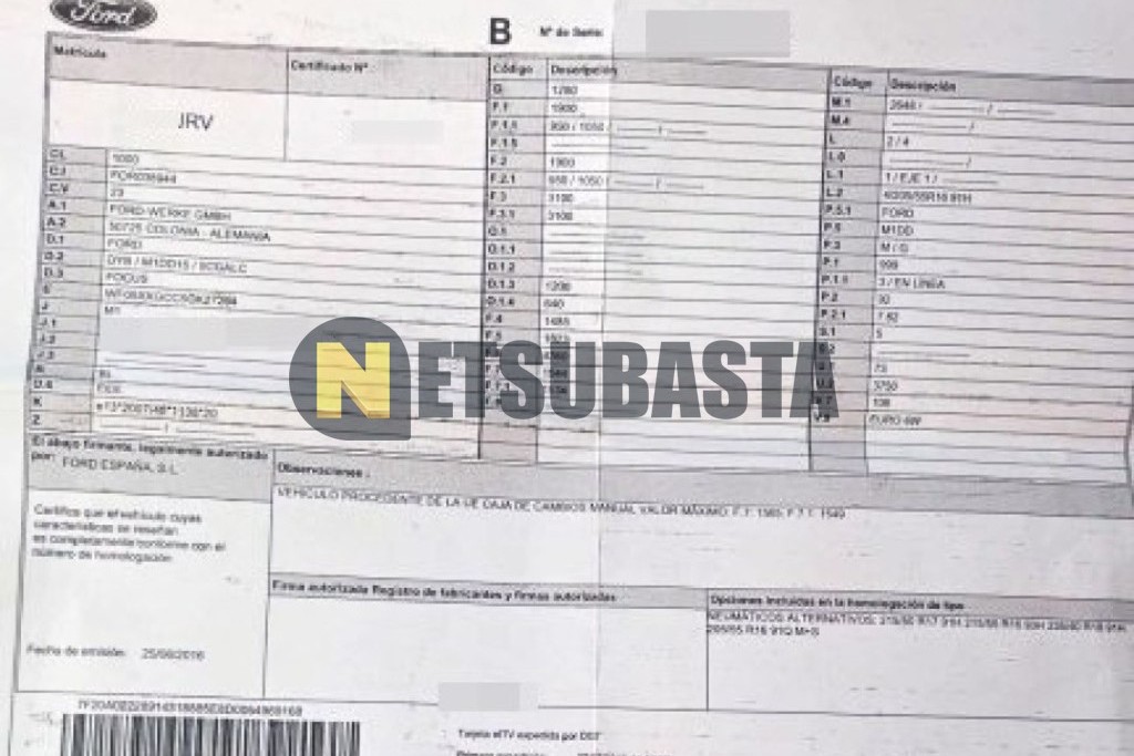 Ford Focus 1.0 EcoBoost 2016