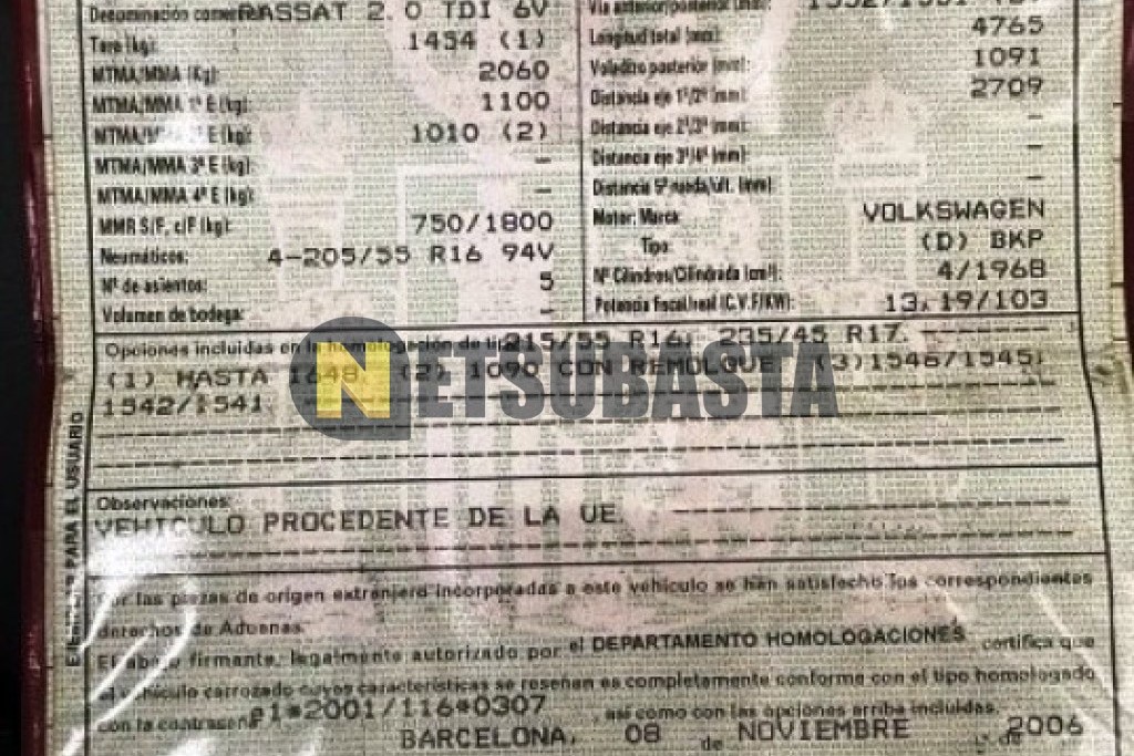 Volkswagen Passat 2.0 TDI 2006