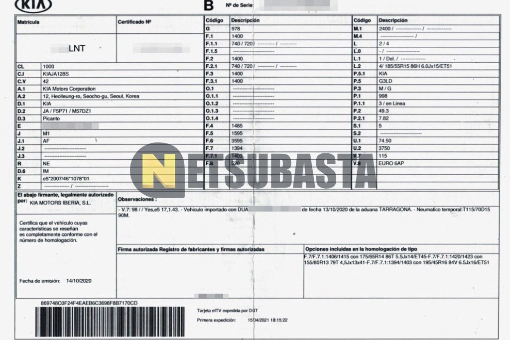 Kia Picanto 1.0 DPi 2021