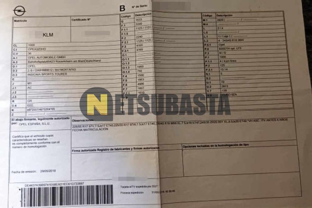 Opel Insignia Sports Tourer 2.0 CDTI 2018