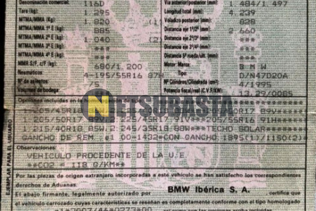 Bmw 116d 2009