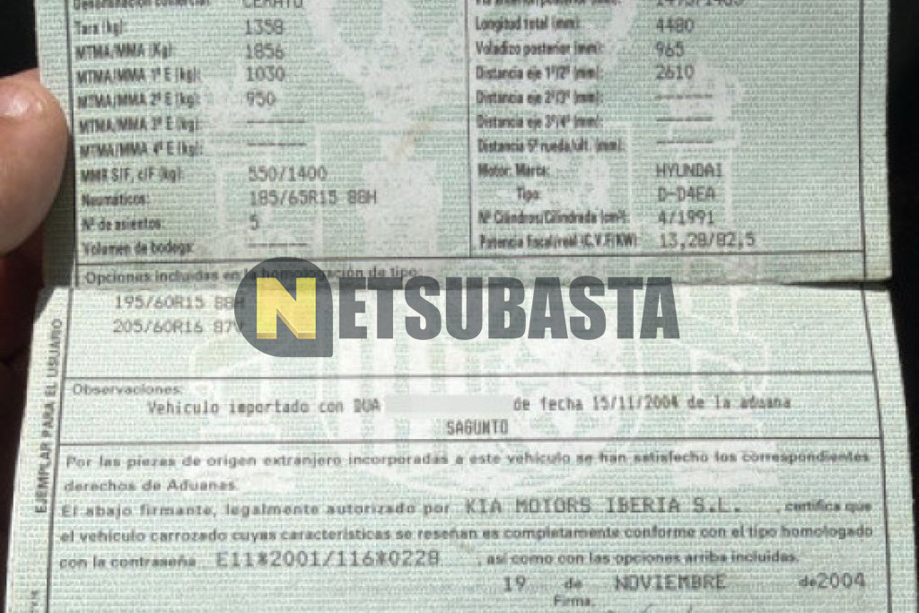 Kia Cerato 2.0 CRDi 2005