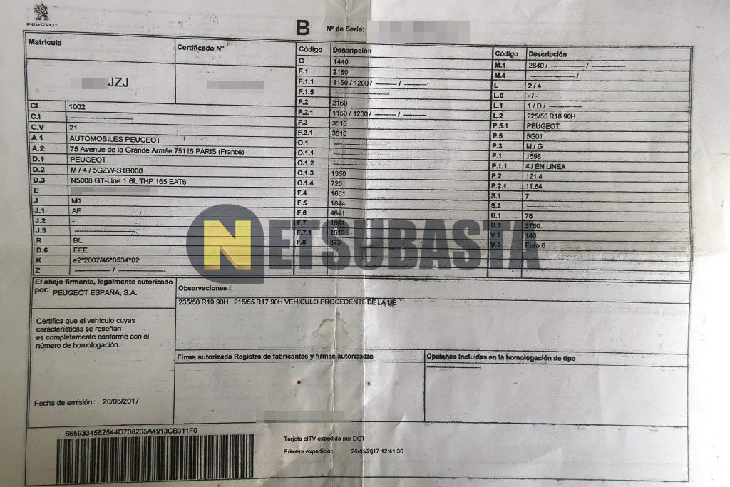 Peugeot 5008 1.6 THP EAT6 2017