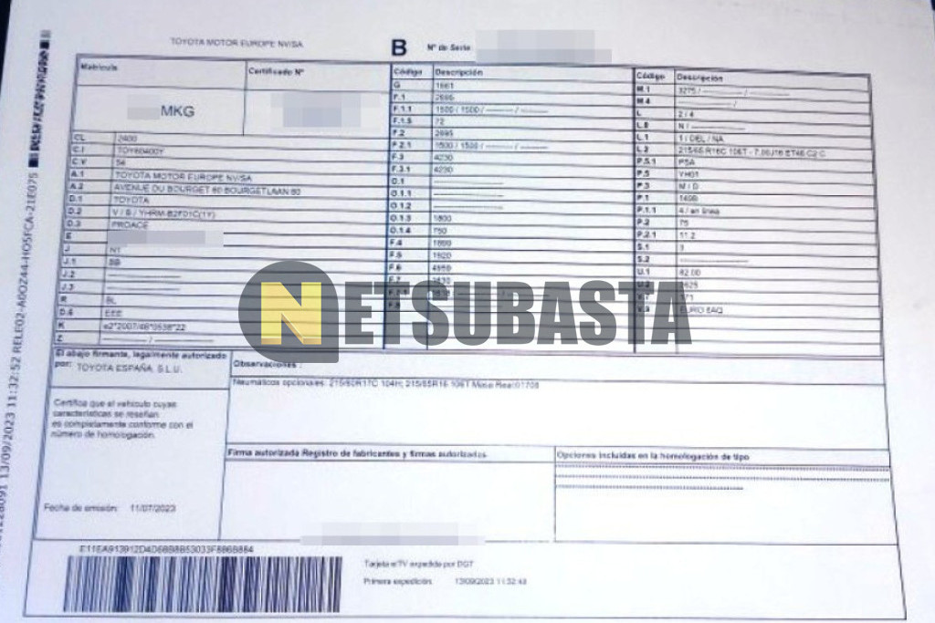 Toyota Proace 1.5D L1 2023