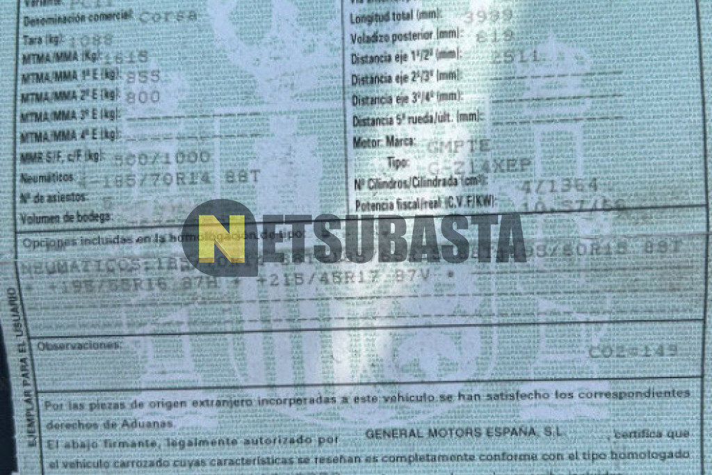 Opel Corsa 1.4 2008