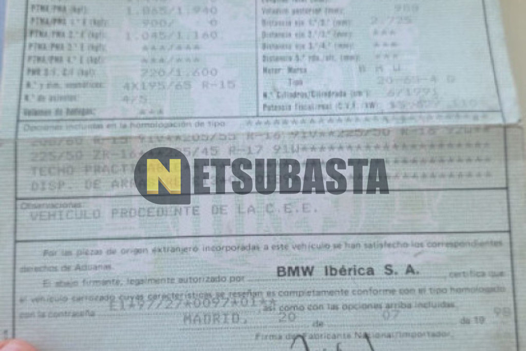 Bmw 320i 1998