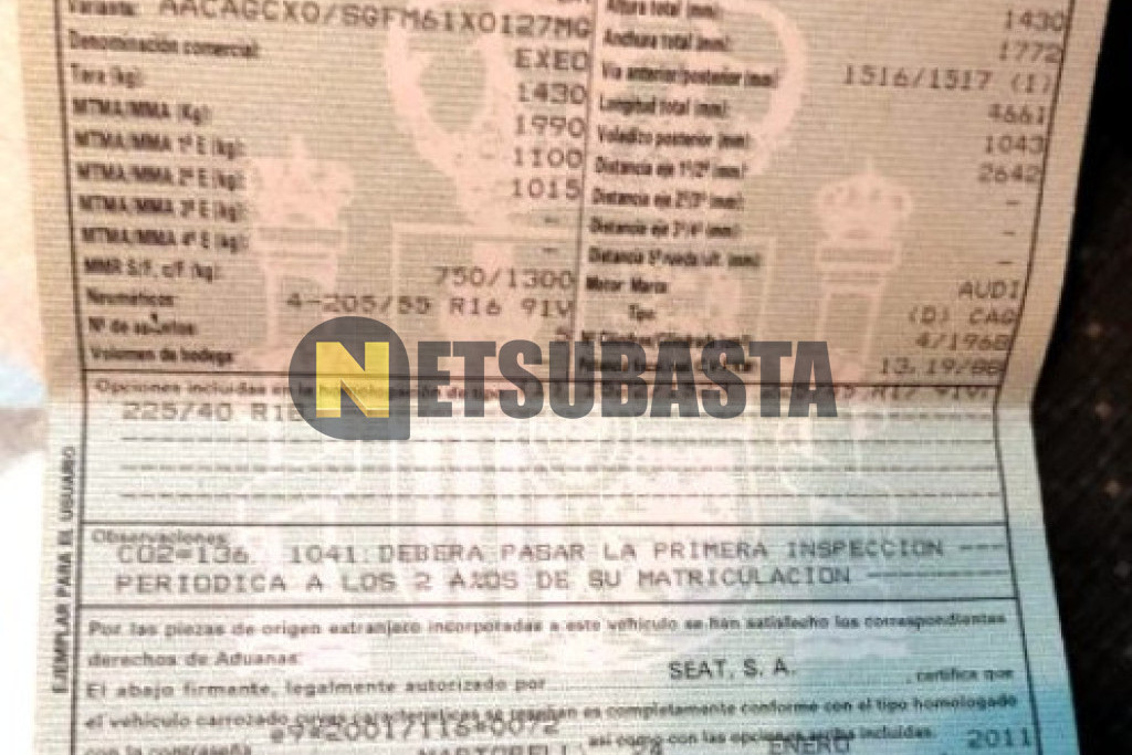 Seat Exeo 2.0 TDI CR DPF 2011