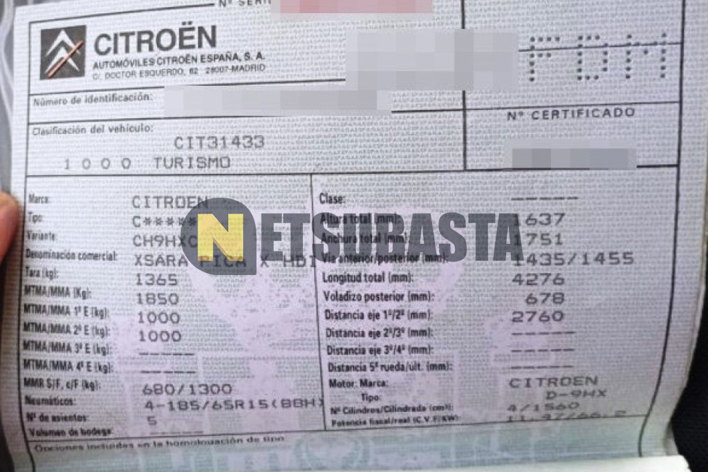 Citroën Xsara Picasso 1.6 HDi 2006