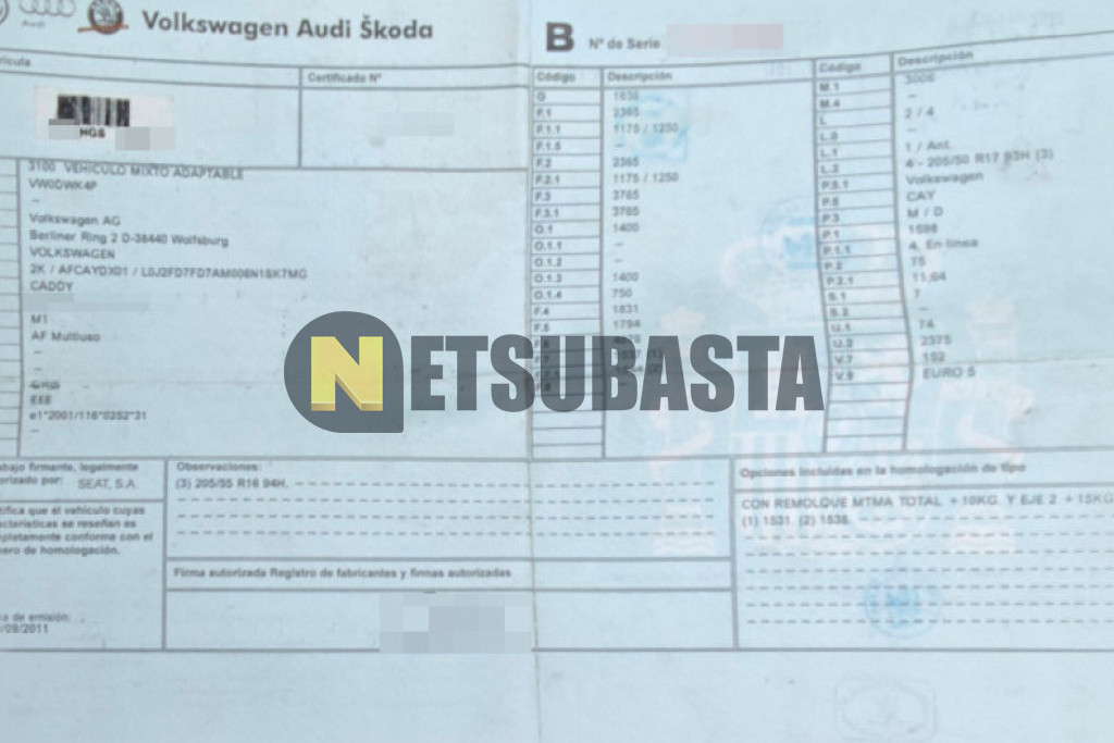 Volkswagen Caddy 1.6 TDI DSG 2011