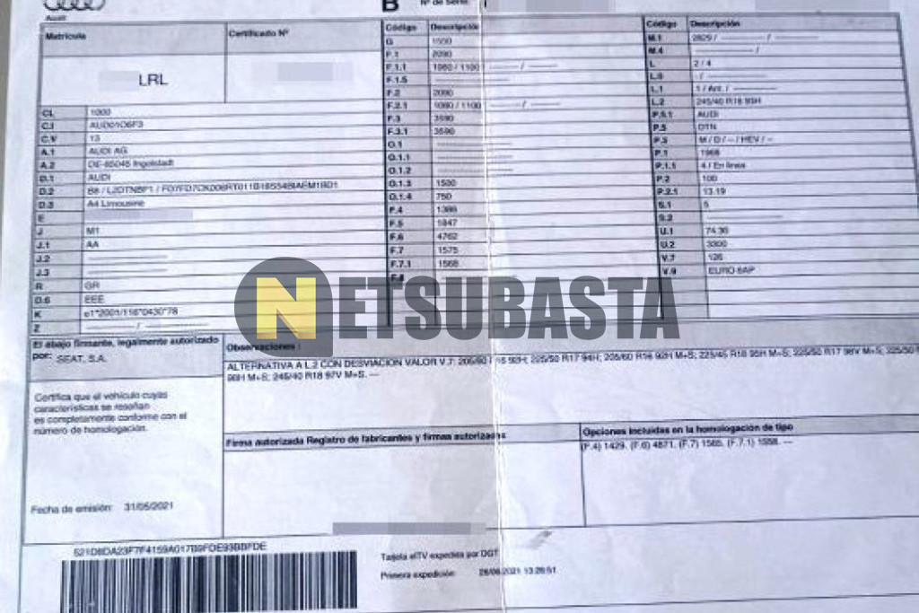Audi A4 30 TDI S tronic 2021