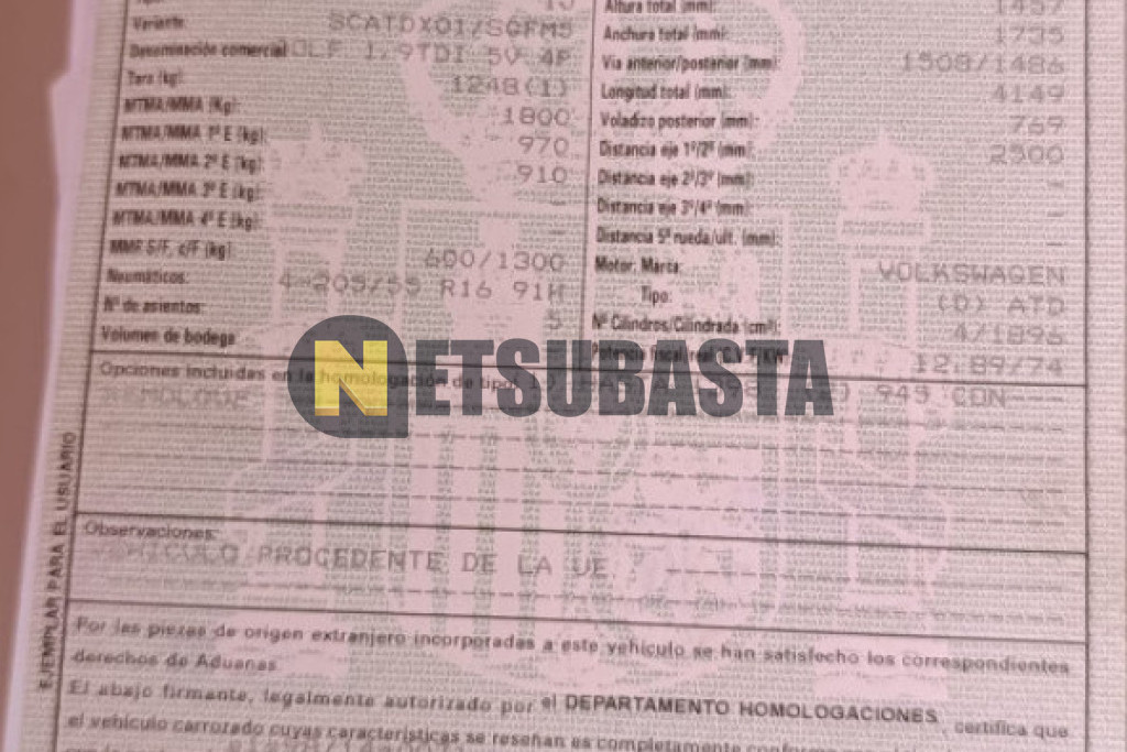 Volkswagen Golf 1.9 TDI 2002