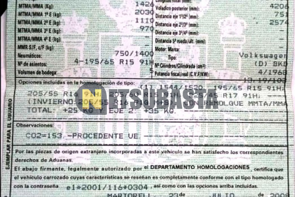 Volkswagen Golf Plus 2.0 TDI 2008
