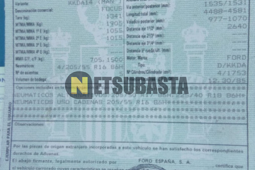 Ford Focus Sedán 1.8 TDCi 2006