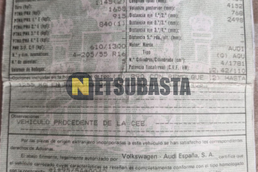 Audi A3 1.8 T 1998