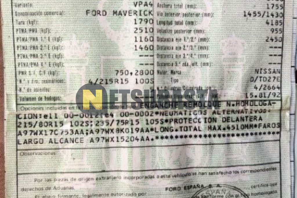 Ford Maverick 2.7 TD 1997