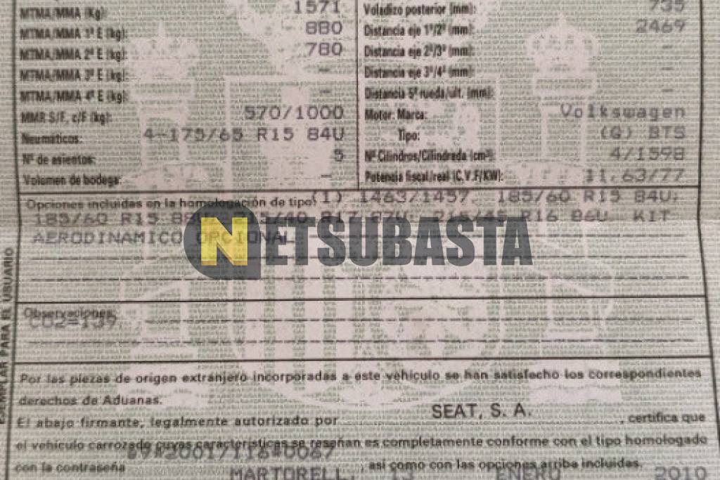 Seat Ibiza 16v DSG 7 vel. 2010