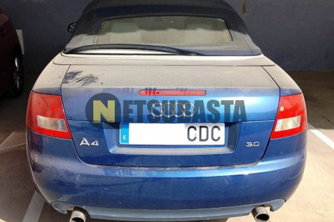 Audi A4 cabrio 3.0 multitronic 6 vel 2003