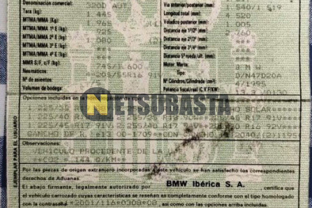 Bmw 318d Aut. 2008