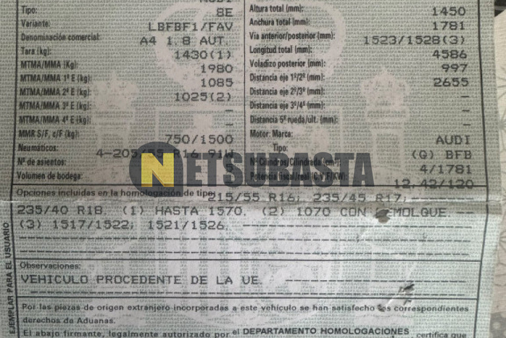 Audi A4 1.8 T multitronic 7 vel 2005