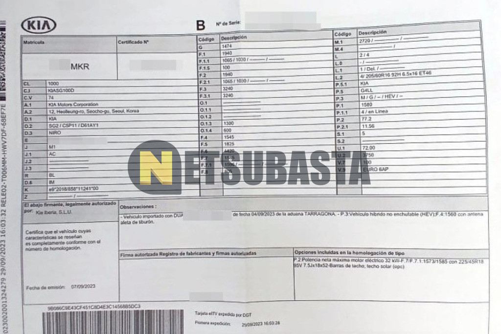 Kia Niro 1.6 GDi HEV 2023